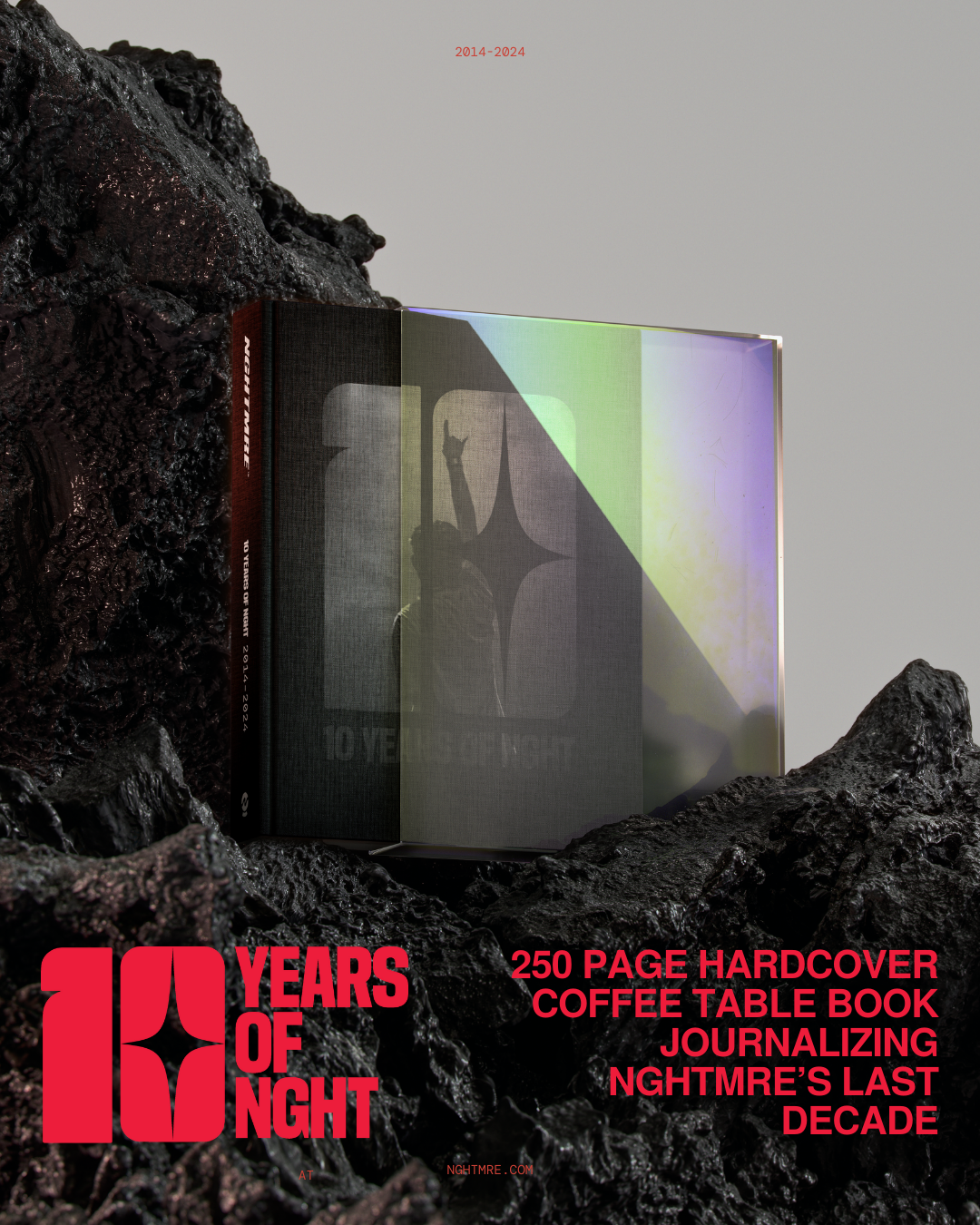 NGHTMRE - 10 YEARS OF NGHT - Coffee Table Book