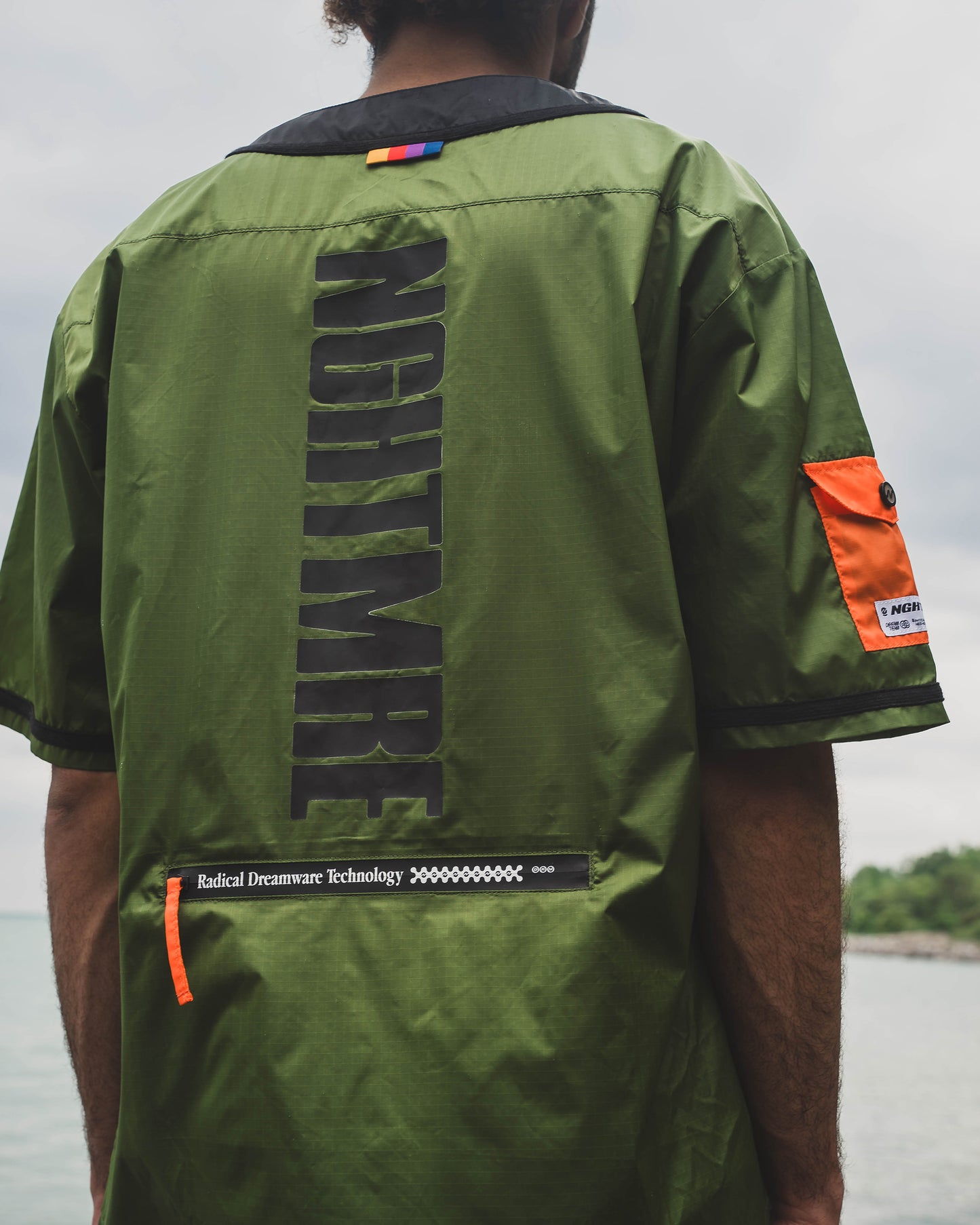 NGHTMRE - Apex Ripstop Nylon Jersey - Green / Orange