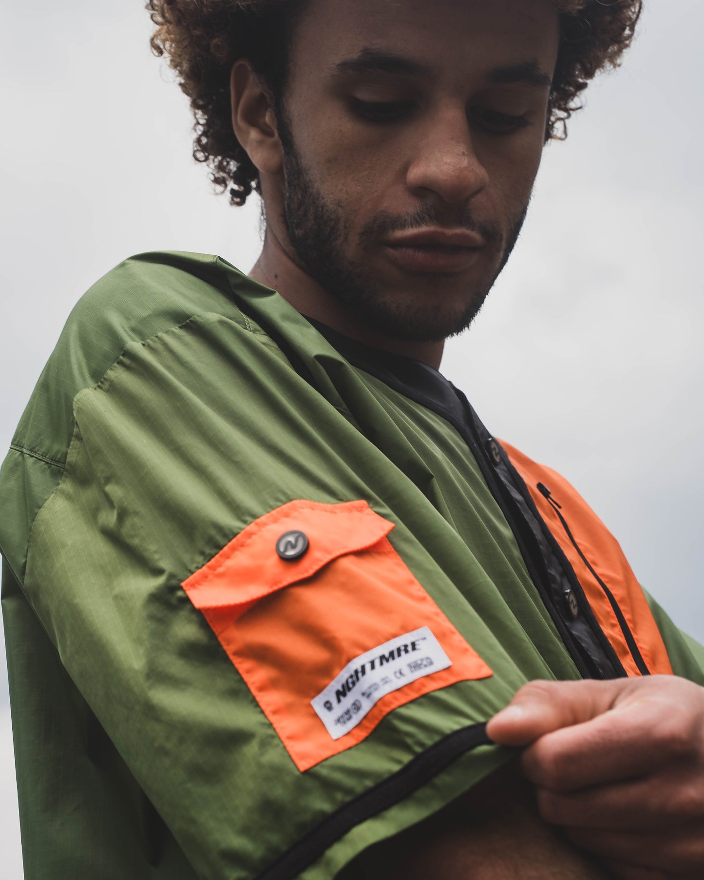 NGHTMRE - Apex Ripstop Nylon Jersey - Green / Orange
