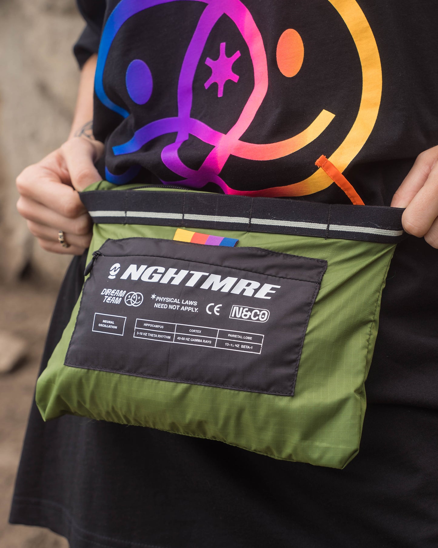 NGHTMRE - Apex Ripstop Nylon Jersey - Green / Orange