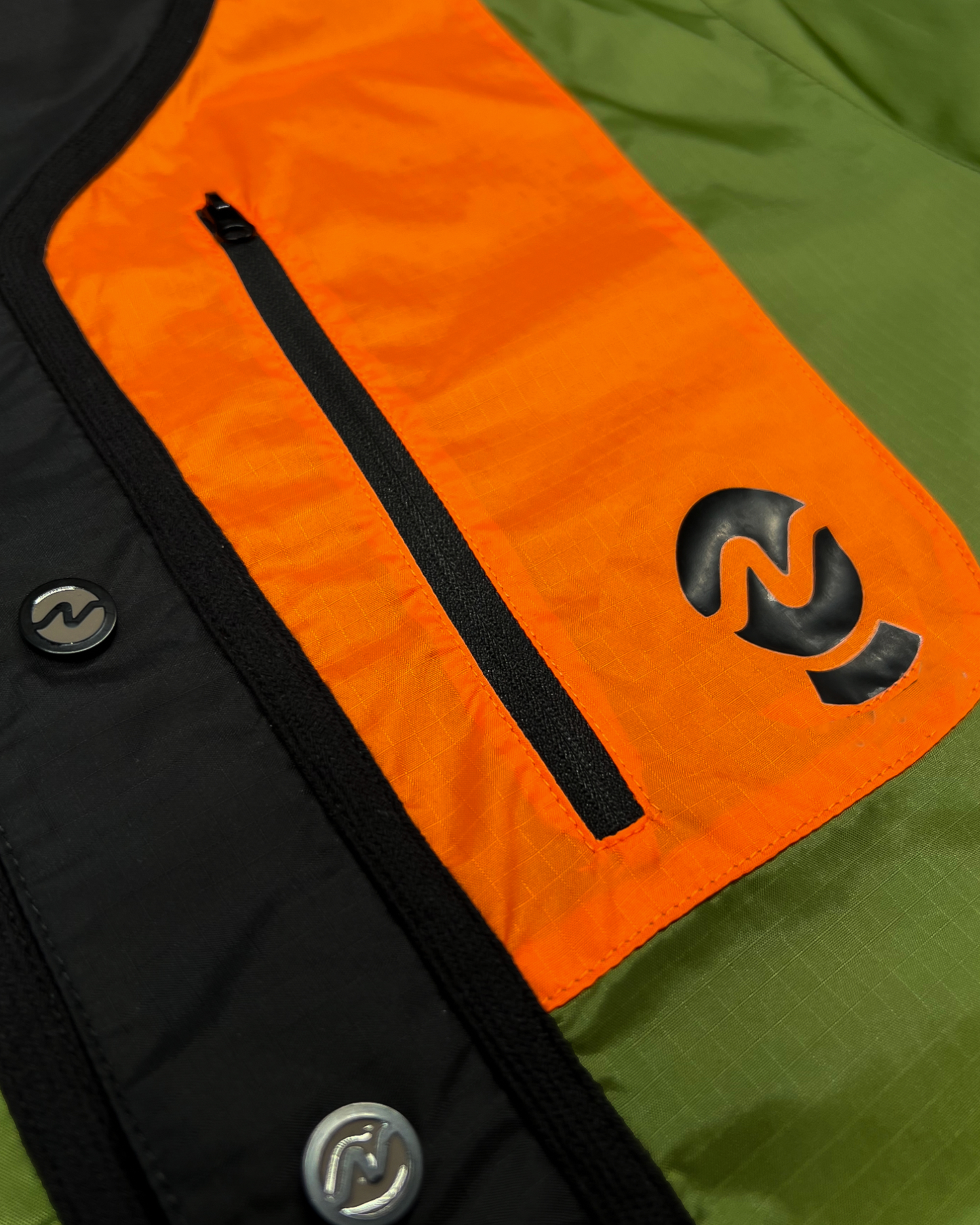 NGHTMRE - Apex Ripstop Nylon Jersey - Green / Orange