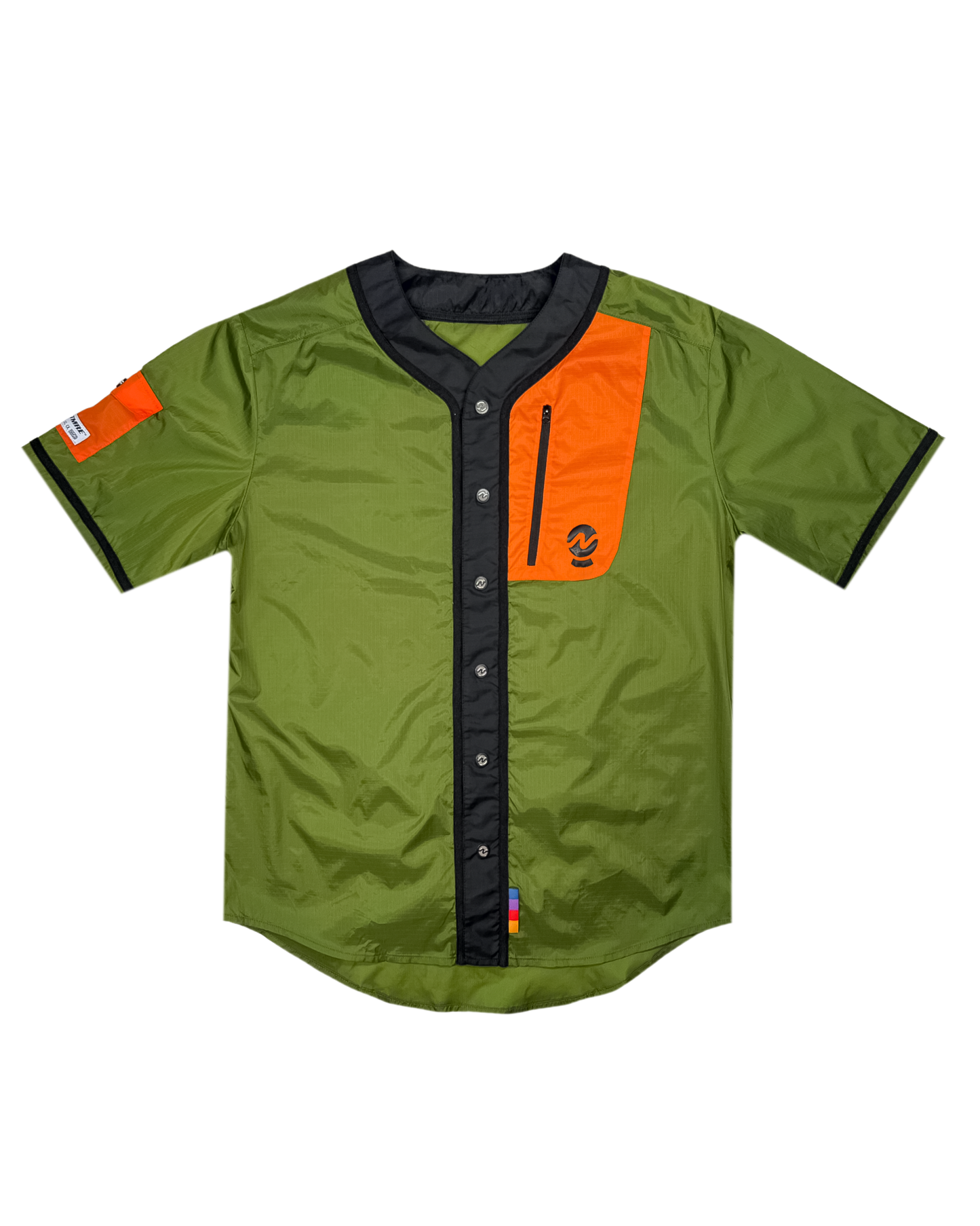 NGHTMRE - Apex Ripstop Nylon Jersey - Green / Orange