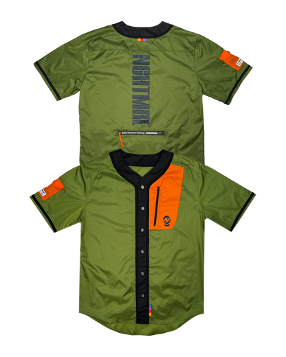 NGHTMRE - Apex Ripstop Nylon Jersey - Green / Orange